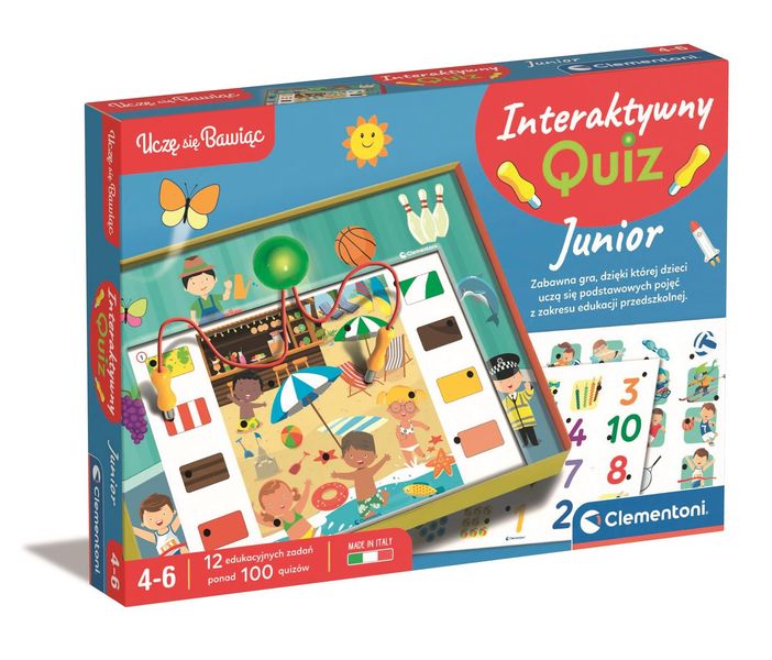 interaktywny quiz junior clementoni 9416 zdjęcie 1