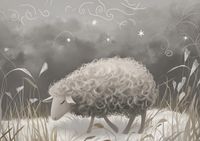 Plakat 84x59,5cm Bujna Owca