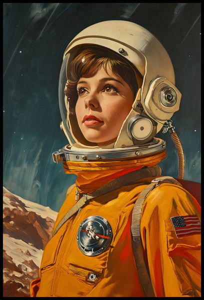 Plakat 68x101cm Pionierka Kosmosu zdjęcie 2
