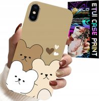 ETUI DO IPHONE X / XS - MIŚ, MISIE WZORY DLA NAJMŁODSZYCH DZIECI