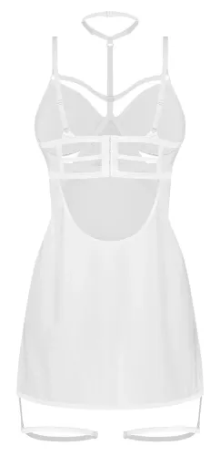 obsessive arrowel chemise biała l/xl z koronką i chokerem na Arena.pl