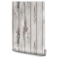 Tapeta Szare DESKI Drewno w Stylu Skandynawskim 3D