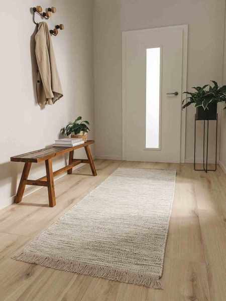 RUG/BENUT/SILAS/CREAM+GREY/70x200 zdjęcie 2