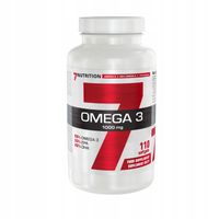 7Nutrition OMEGA 3 1000 mg Kwasy Omega, EPA, DHA Witamina E 110 kaps.