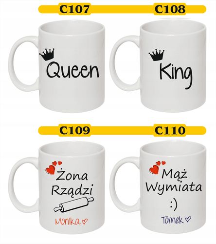 Kubki dla par prezent świąteczny dla znajomych HIT na Arena.pl