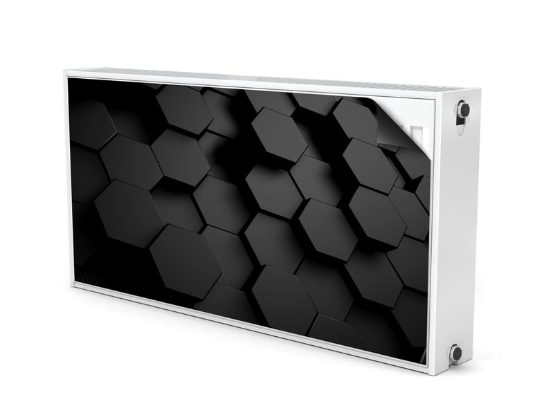 MASKOWNICA Magnetyczna Na Kaloryfer Abstrakcyjne Heksagony 110cm x 60cm zdjęcie 2