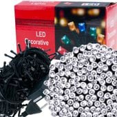 Lampki Choinkowe 300 Led Zimne Wewnętrzne Na Choinkę Aż 8 Trybów Świecenia