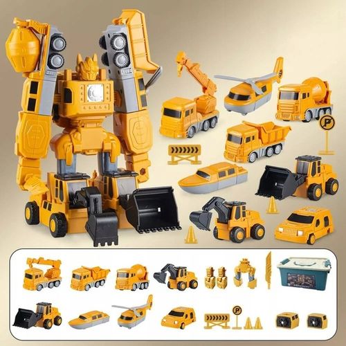 MAGNETYCZNE ZABAWKI DO BUDOWANIA SAMOCHODÓW I CIĘŻARÓWEK + SCHOWKIEM na Arena.pl