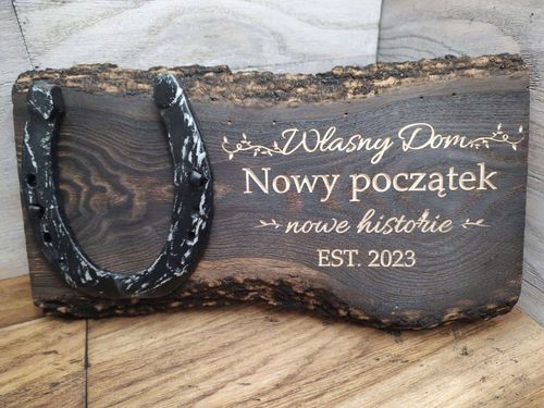 Oryginalny prezent na szczęście podkowa nowy dom na Arena.pl