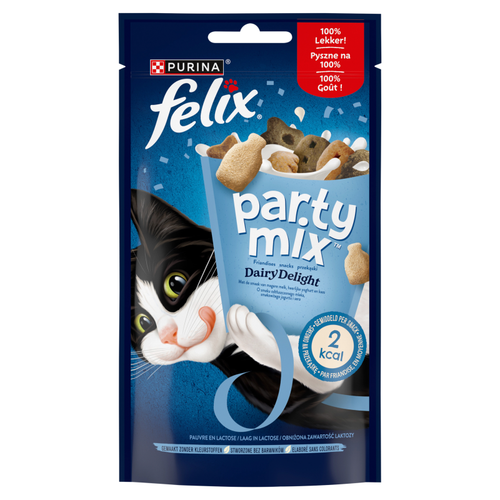 Felix Party Mix Dairy Delight Przekąski o smaku mleka jogurtu i sera 60 g na Arena.pl