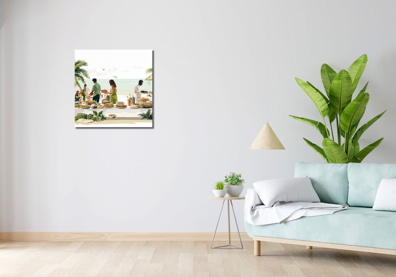 Obraz 60x60cm Tropikalna Woń Wakacji zdjęcie 2