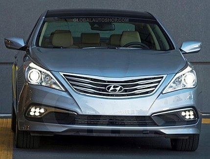 Hyundai Azera - Chromowane Listwy Grill Chrom Atrapy Zderzaka Tuning na Arena.pl