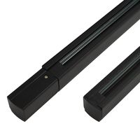 Szynoprzewód z zaślepką i zasilaniem 3-fazowy TRACK AZ2992 czarny 2m