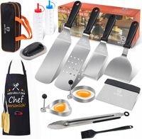 X14 SZTUĆCE DO GRILLOWANIA PRZYBORY DO GRILLOWANIA STAL NIERDZEWNA TORBA XL