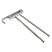 wieszak haczyk składany aluminiowy naścienny