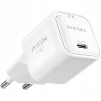 innostyle szybka ładowarka kostka usb-c 33w usb typ c gan ii do samsung led