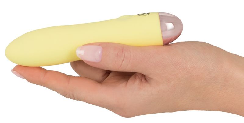 mini wibrator cuties żółty usb 13 cm zdjęcie 5
