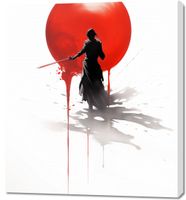 Obraz 90x100cm Samotny Samuraj