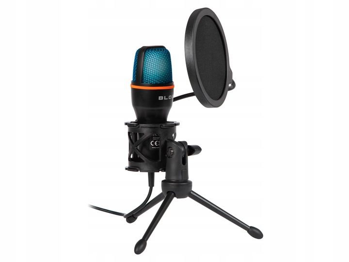 MIKROFON DO KOMPUTERA POJEMNOŚCIOWY GAMINGOWY STUDYJNY KARAOKE FILTR USB zdjęcie 8
