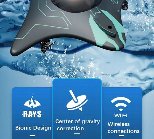 Zdalnie sterowana łódź RC Łódź z podwodną kamerą Led Lights Prezenty Basen na Arena.pl