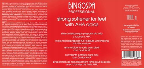 SILNIE ZMIĘKCZAJĄCY PREPARAT DO STÓP Z KWASAMI AHA BINGOSPA na Arena.pl
