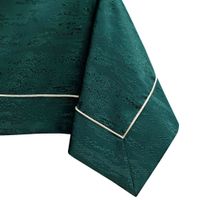 Obrus Plamoodporny VESTA Mankiet + Lamówka 140x340 zielony AmeliaHome