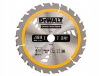 DeWALT tarcza piła do drewna 184mm 20mm 24z DT1951