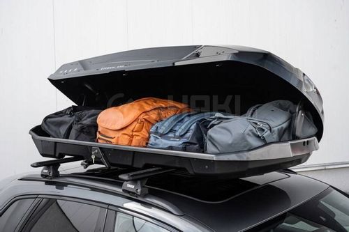 BAGAŻNIK DACHOWY BOX BOKS KUFER HAKR ETERNAL 600 Litrów CZARNY POŁYSK na Arena.pl