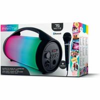 Głośnik Bluetooth z Mikrofonem Karaoke Bigben PARTYBTPRO 75 W Czarny