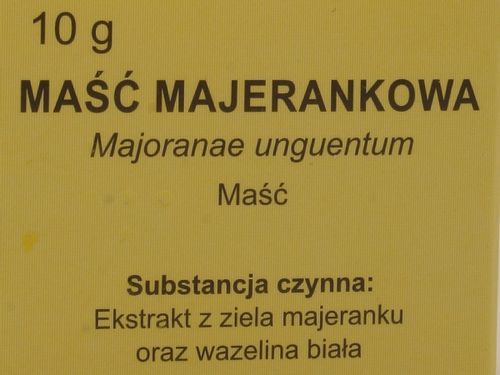 Maść majerankowa - Elissa - 10 g na Arena.pl