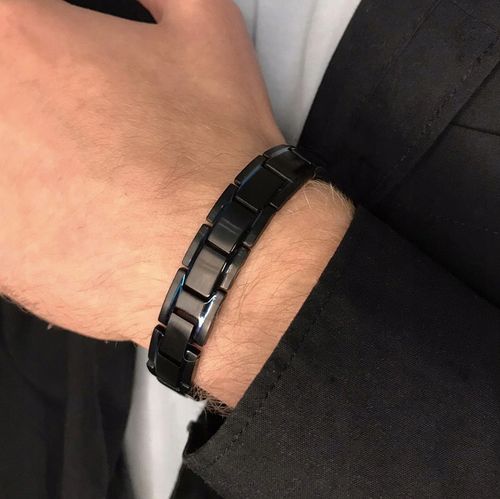 MODNA Bransoletka Magnetyczna Moc Zdrowotna Męska STAL NIERDZEWNA PREMIUM na Arena.pl