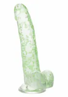calexotics naughty bits i leaf dong 20 cm świecący, konfetti liści