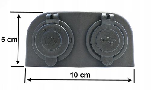 ŁADOWARKA USB 5V 3,1A GNIAZDO HERMETYCZNE 12V 24V na Arena.pl
