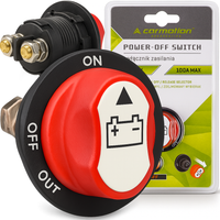 WYŁĄCZNIK HEBEL PRĄDU ZASILANIA AKUMULATORA GŁÓWNY AWARYJNY 12V-32V 100A