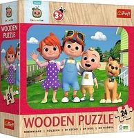 PUZZLE Edukacyjna Układanka Dla DZIECKA Zestaw Wesoły COCOMELON Bajkowy