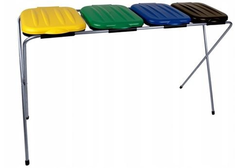 KOSZ STOJAK NA WORKI DO SEGREGACJI ŚMIECI 4 x 120l na Arena.pl