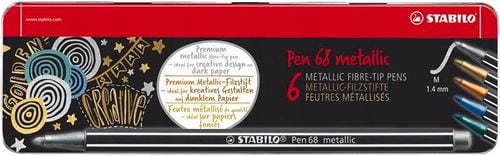 stabilo pen 68 metallic 6szt etui 0323 na Arena.pl