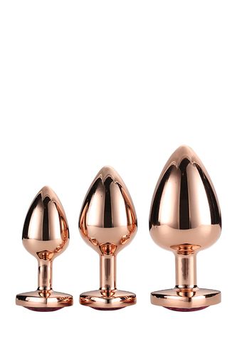 gleaming love rose gold plug set na Arena.pl