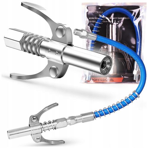 Końcówka smarownicy m10 do kalamitek samoblokująca wężyk 30 cm KD10871 na Arena.pl