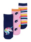 Skarpety dziewczęce dziecięce bawełniane jednorożce ABS 3PAK 23-26 YOCLUB