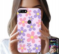 ETUI DO HUAWEI Y7 2018 - KOLOROWE STOKROTKI, STOKROTKA, KWIATKI