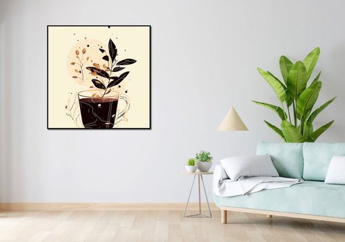 Plakat 100x100cm Jesienna Donica na Arena.pl