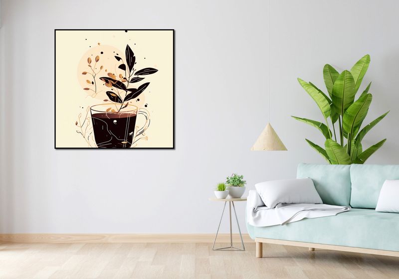 Plakat 100x100cm Jesienna Donica zdjęcie 4