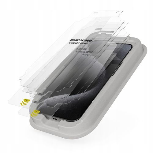 SZKŁO HARTOWANE DO IPHONE 15 PRO MAX Z APLIKATOREM QUICKFIT - 2 SZTUKI na Arena.pl