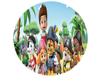 Opłatek na tort Psi Patrol