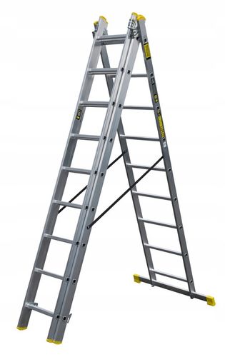 Drabina aluminiowa Bayersystem BS-DW 3x9 na Arena.pl