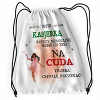 Plecak Dla Kasjerki Sportowy Szkolny Worek Torba Z Nadrukiem Ze Zdjęciem