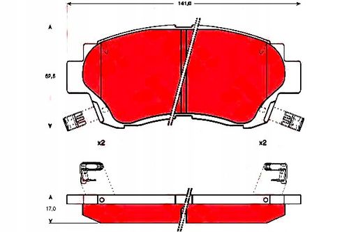 Klocki hamulcowe TRW GDB1142 na Arena.pl