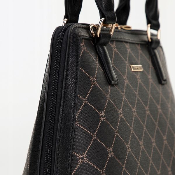 WITTCHEN damski kuferek w monogram czarny zdjęcie 4