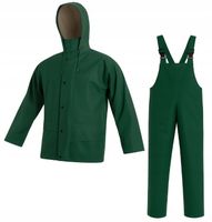 UBRANIE przeciwdeszczowe KOMPLET robocze WODOODPORNE ogrodniczki KURTKA XL
